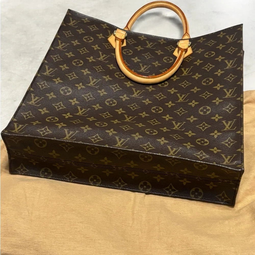Vintage Louis Vuitton Monogram Sac Plat Tote